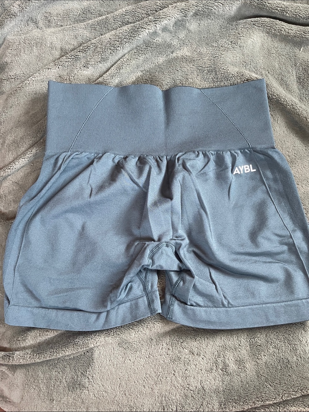 AYBL High-Waist Bike Shorts in Slate